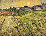 Landscape with Ploughed Fields by Vincent van Gogh